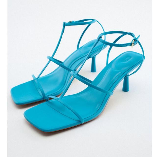 ZARA(ザラ)のZARA strappy mid-heel sandal レディースの靴/シューズ(サンダル)の商品写真