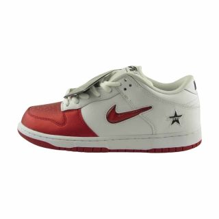 シュプリーム(Supreme)のSupreme シュプリーム スニーカー 19AW CK3480-600 NIKE ナイキ SB DUNK LOW OG QS VARSITY RED ダンク ロー オリジナル クイックストライク ホワイト系 レッド系 28㎝【新古品】【未使用】【中古】(スニーカー)