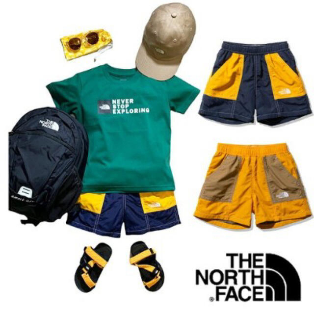 THE NORTH FACE(ザノースフェイス)のノースフェイス　ハーフパンツ　140 キッズ/ベビー/マタニティのキッズ服男の子用(90cm~)(パンツ/スパッツ)の商品写真