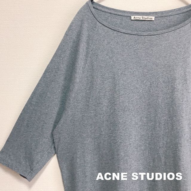 Acne Studios(アクネストゥディオズ)の【Acne Studios】アクネストゥディオズ ズ 七分袖 ビックカットソー レディースのトップス(カットソー(半袖/袖なし))の商品写真