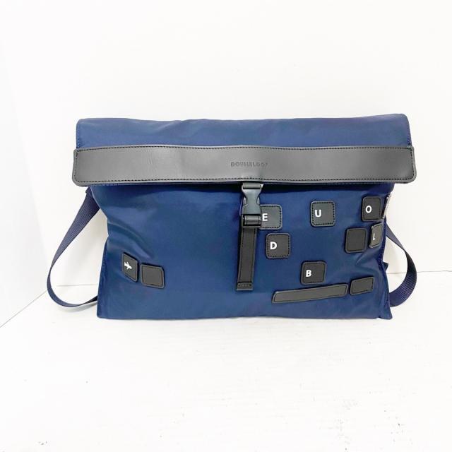 ダブルループ ショルダーバッグ美品  -