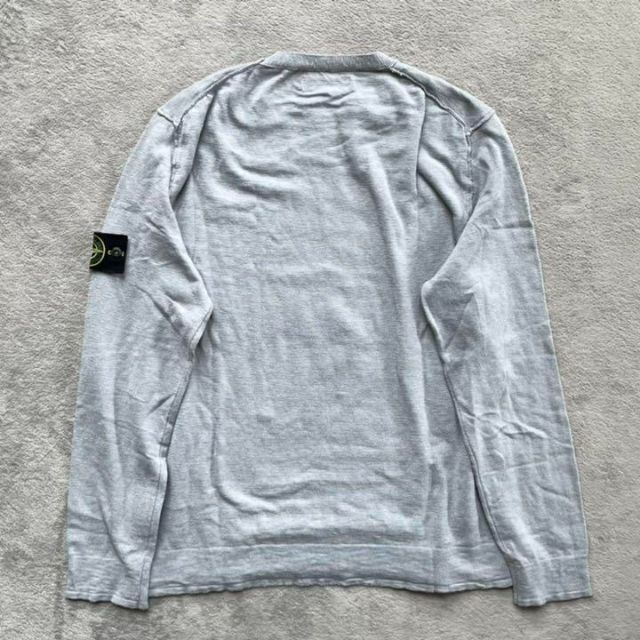 STONE ISLAND(ストーンアイランド)の2006 STONE ISLANDストーンアイランド コットン ニット XL メンズのトップス(ニット/セーター)の商品写真