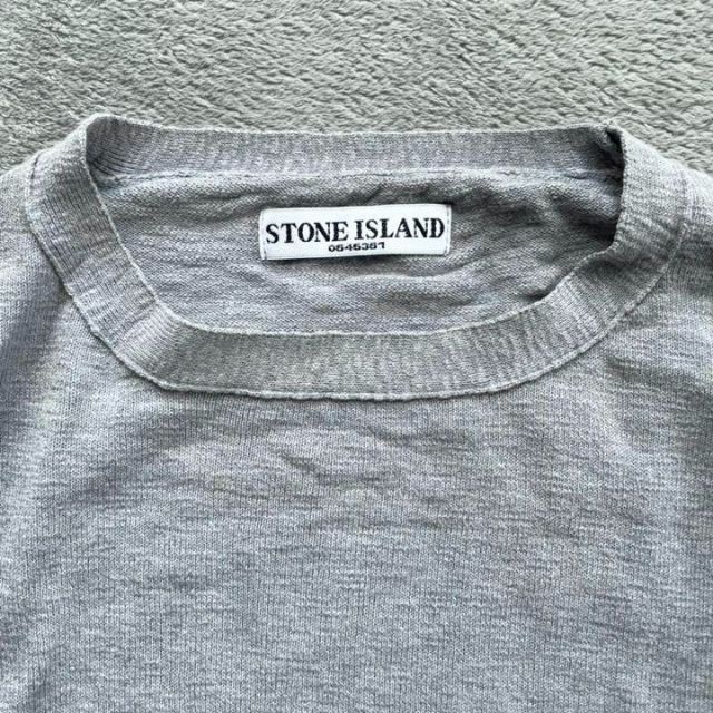 STONE ISLAND(ストーンアイランド)の2006 STONE ISLANDストーンアイランド コットン ニット XL メンズのトップス(ニット/セーター)の商品写真