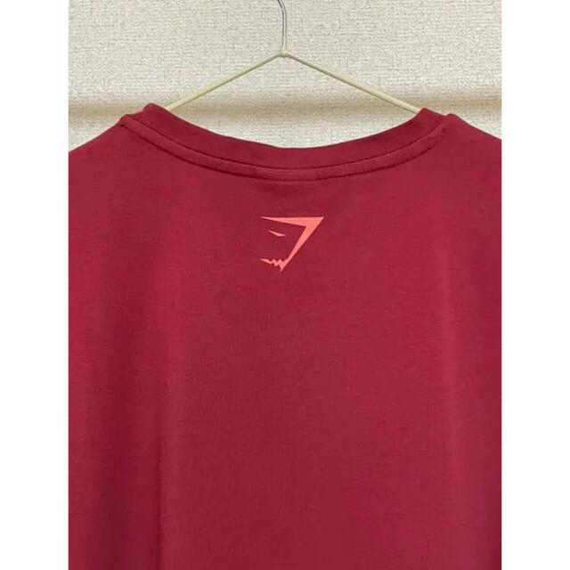 adidas(アディダス)のGymshark ジムシャーク　オーバーサイズ Tシャツ　赤 メンズのトップス(Tシャツ/カットソー(半袖/袖なし))の商品写真