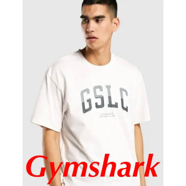 adidas(アディダス)のGymshark ジムシャーク　オーバーサイズ Tシャツ　白 メンズのトップス(Tシャツ/カットソー(半袖/袖なし))の商品写真