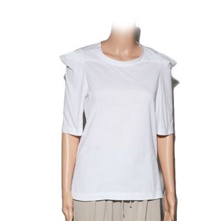 クロエ(Chloe)の  クロエ デザイン袖 半袖カットソー Tシャツ S (Tシャツ(半袖/袖なし))