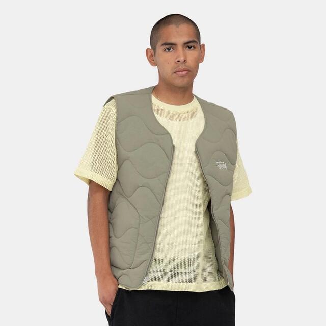 STUSSY   STUSSY RECYCLED NYLON LINER VEST ステューシーの通販 by