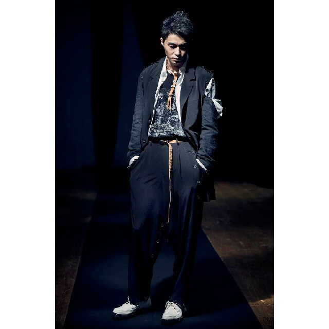 yohji yamamoto 21ss ワイドパンツ 2-