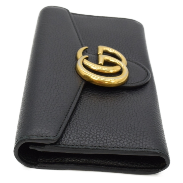 GUCCI グッチ GGマーモント コンチネンタルウォレット 長財布 ブラック