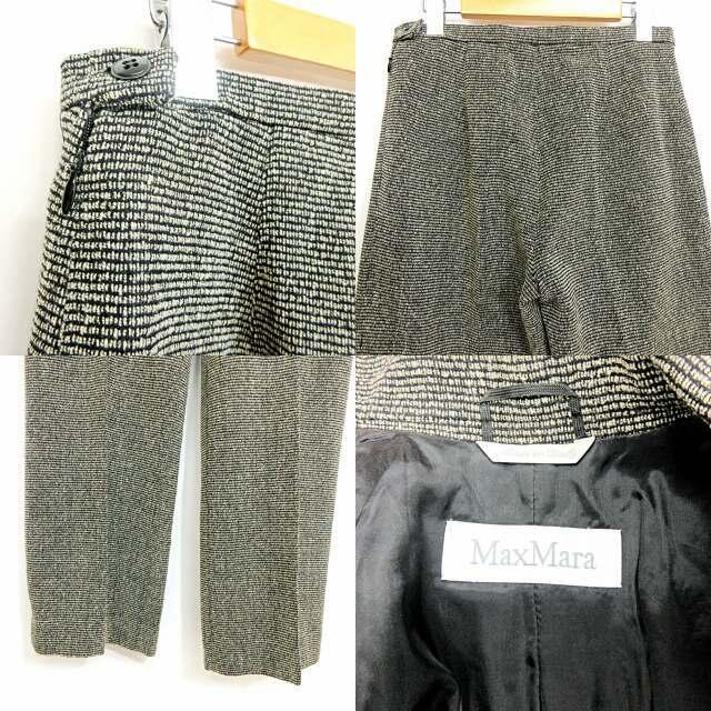 Max Mara マックスマーラ セットアップ パンツスーツ 白タグ