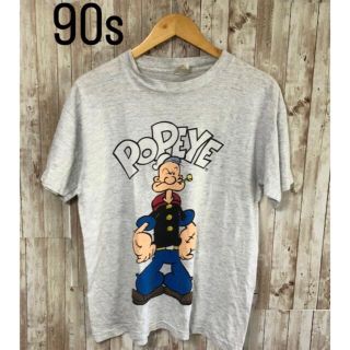 ポパイ　Tシャツ　USA製　アメリカ古着　POPEYE 1990年代Tシャツ(Tシャツ/カットソー(半袖/袖なし))