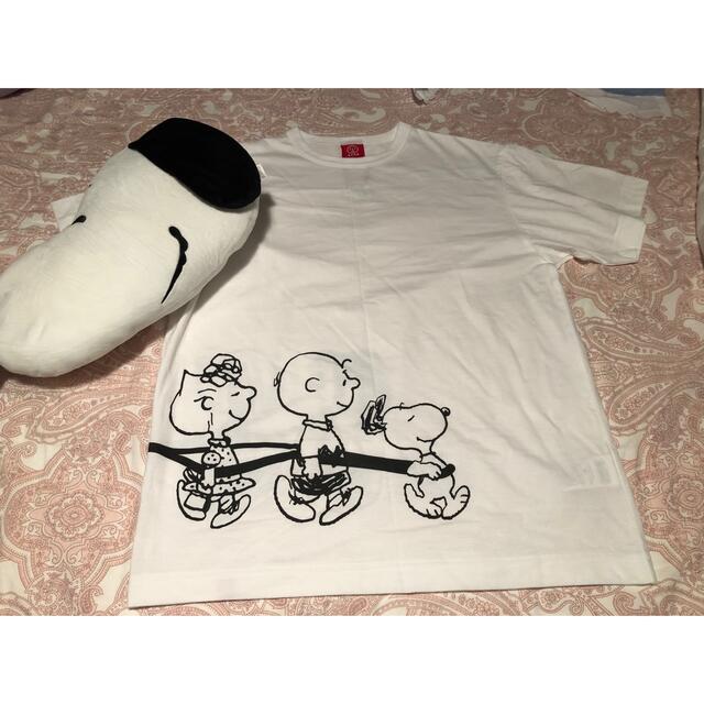 Tシャツ(半袖/袖なし)スヌーピTシャツ　PEANUTS   ファミリア