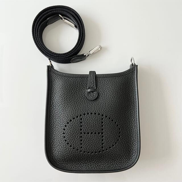 Hermes(エルメス)の新品 エルメス エブリン TPM ブラック シルバー金具 U刻印 レディースのバッグ(ショルダーバッグ)の商品写真