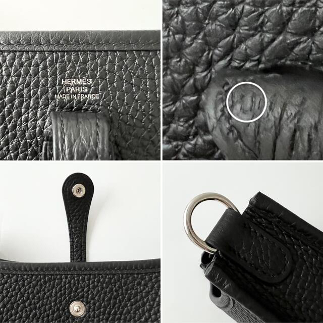 Hermes(エルメス)の新品 エルメス エブリン TPM ブラック シルバー金具 U刻印 レディースのバッグ(ショルダーバッグ)の商品写真