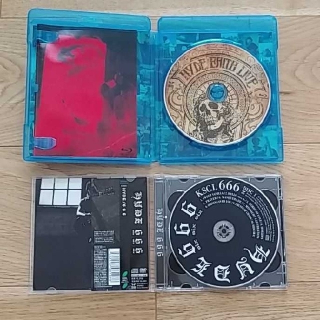 HYDE　FAITH LIVEブルーレイ、「666」CD&DVD　ハイド 2