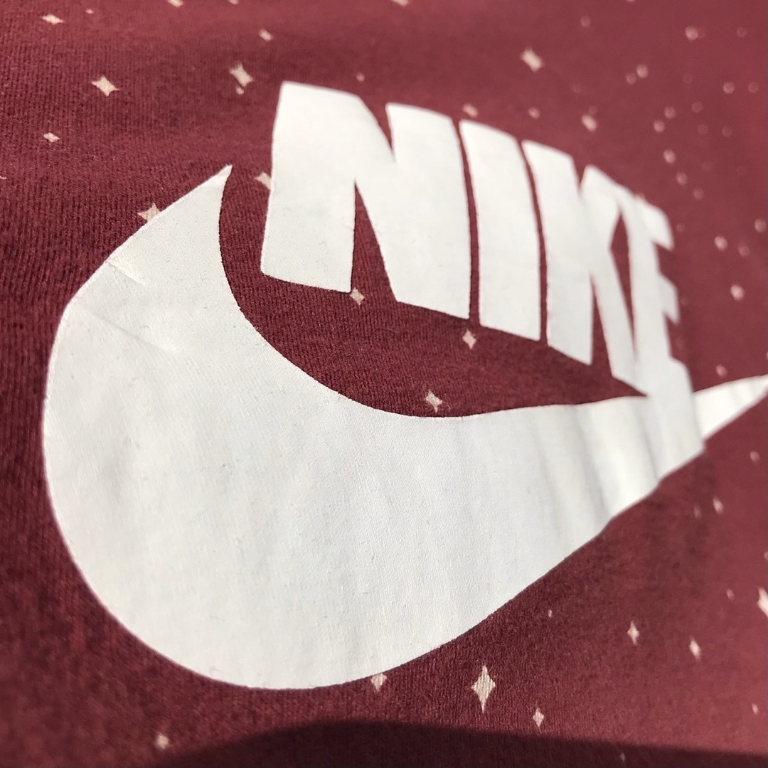 NIKE(ナイキ)のNIKE　ナイキ　USインポート　クルーネックT　ビッグロゴ　丸胴　総柄　細氷柄 メンズのトップス(Tシャツ/カットソー(半袖/袖なし))の商品写真