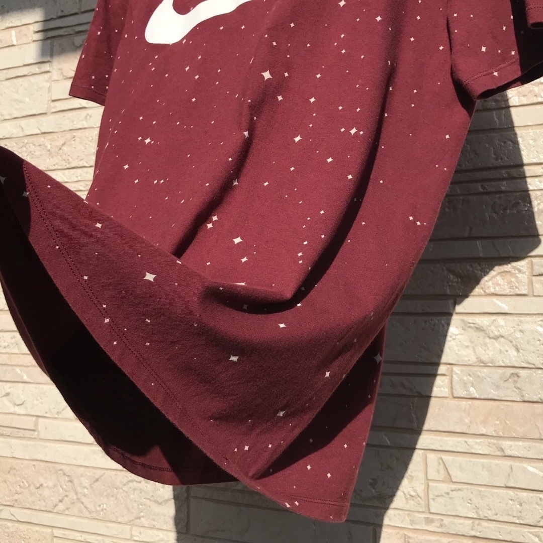 NIKE(ナイキ)のNIKE　ナイキ　USインポート　クルーネックT　ビッグロゴ　丸胴　総柄　細氷柄 メンズのトップス(Tシャツ/カットソー(半袖/袖なし))の商品写真