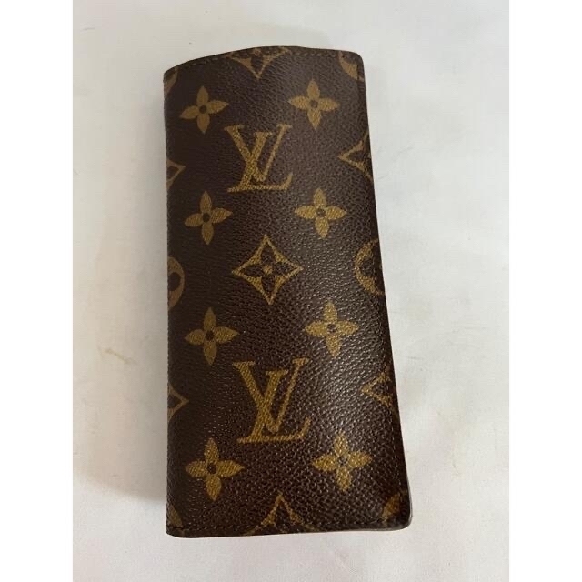 LOUIS VUITTON(ルイヴィトン)のlouis vuitton  眼鏡ケース　モノグラム　中古 メンズのファッション小物(サングラス/メガネ)の商品写真