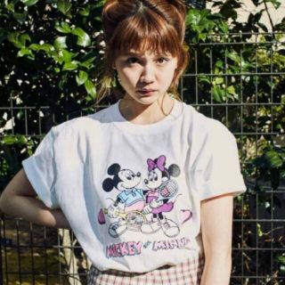 メリージェニー(merry jenny)のmerry jenny ミッキー&ミニーTシャツ(Tシャツ(半袖/袖なし))