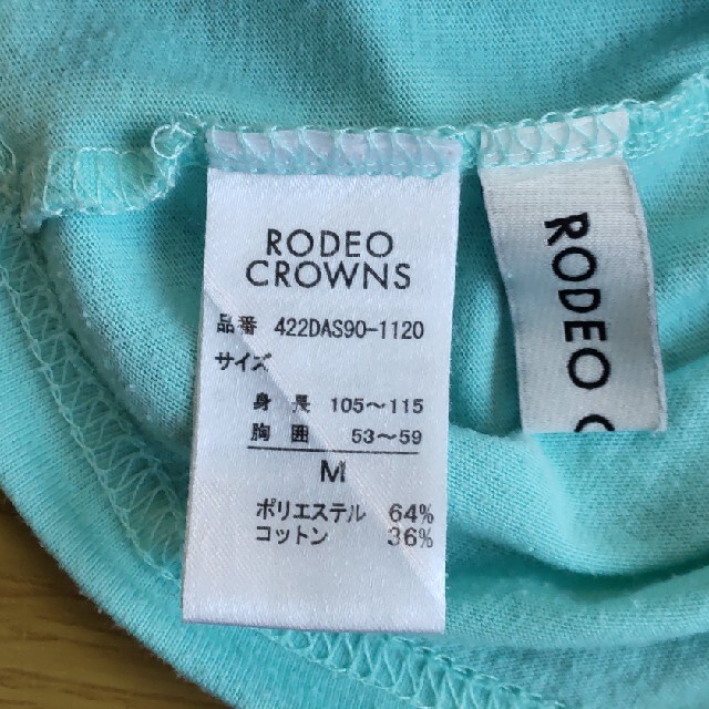 RODEO CROWNS(ロデオクラウンズ)のロデオクラウンズ　子ども　Tシャツ　Ｍサイズ　バックプリントあり キッズ/ベビー/マタニティのキッズ服男の子用(90cm~)(Tシャツ/カットソー)の商品写真