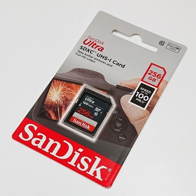 256GB SDXCカード SanDisk Ultra R:100MB/s