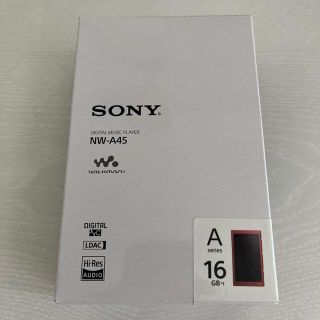 ウォークマン(WALKMAN)のSONY  ウォークマン Aシリーズ NW-A45(R)(ポータブルプレーヤー)