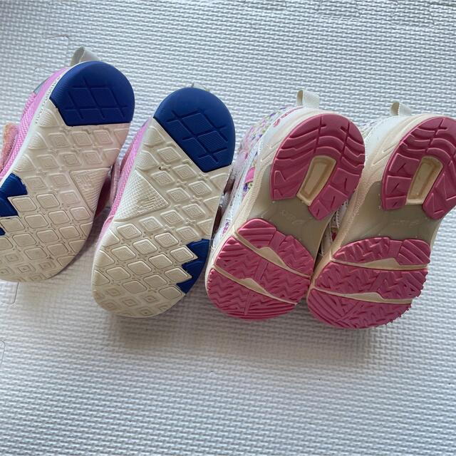 New Balance(ニューバランス)の子ども　靴　二足セット キッズ/ベビー/マタニティのベビー靴/シューズ(~14cm)(スニーカー)の商品写真