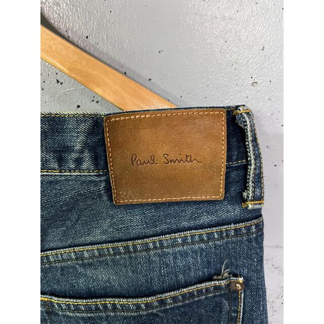 ビッグ割引 PAUL SMITH デニムハーフパンツ 日本製 ポールスミス ロンドン ハーフパンツ ショートパンツ ロゴボタン