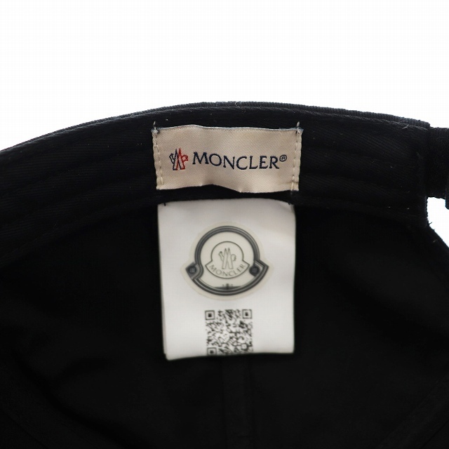 MONCLER - モンクレール MONCLER 21SS ロゴ ベース ボール キャップ 黒 ...