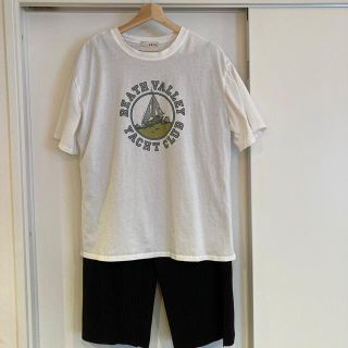 マタニティ用　ビッグシルエットTシャツリブワイドパンツセットアップ(マタニティワンピース)