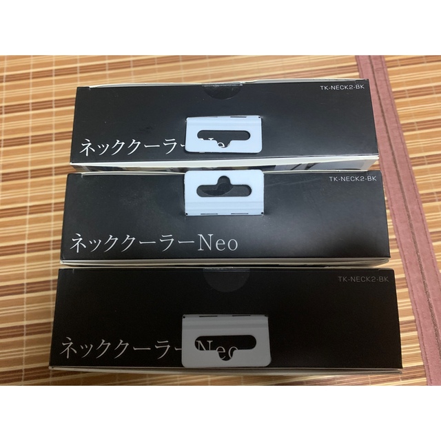 サンコー　ネッククーラーNeo ブラック スマホ/家電/カメラの冷暖房/空調(その他)の商品写真