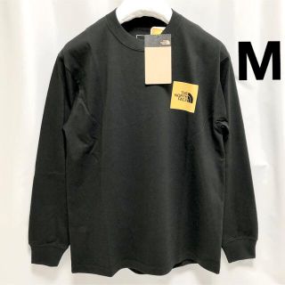 ザノースフェイス(THE NORTH FACE)のノースフェイス スクエア ロゴ ロンT ボックス 長袖 Tシャツ 黒 ブラック(Tシャツ/カットソー(七分/長袖))