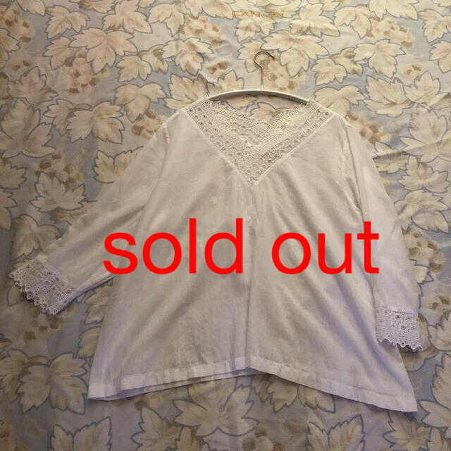 買い誠実 45r / 度甘平 カットワークレース ブラウス シャツ+ブラウス