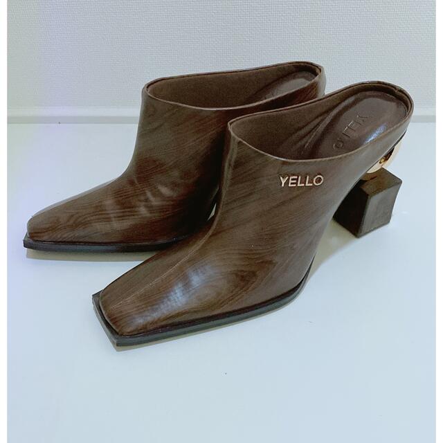 Yellow boots(イエローブーツ)のYELLO🤎木目ヒール レディースの靴/シューズ(ハイヒール/パンプス)の商品写真