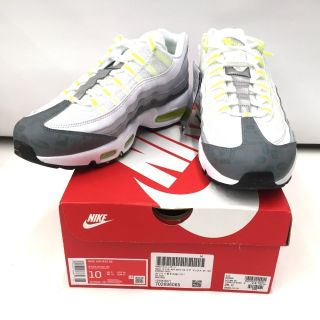 ナイキ(NIKE)の△△NIKE ナイキ AIR MAX 95 ネオンイエロー 28.0cm DH8256-100 ホワイト x グレー(スニーカー)