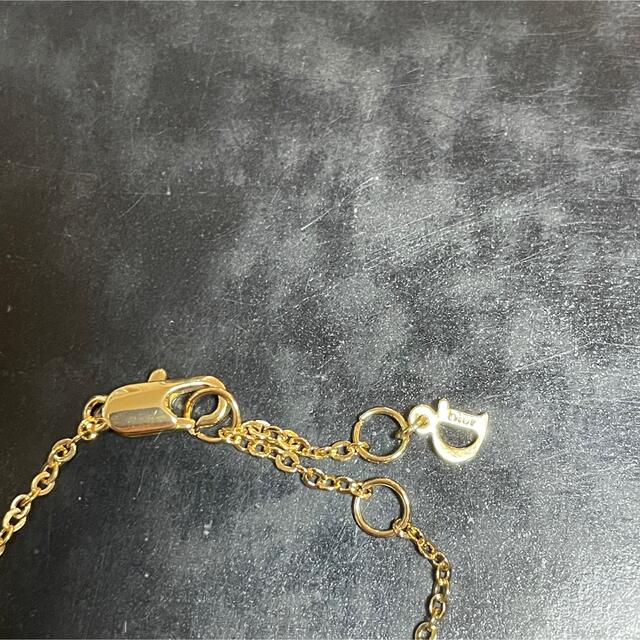 Christian Dior(クリスチャンディオール)の【極美品】DIOR ブレスレット ロゴ ゴールド ラインストーン レディースのアクセサリー(ブレスレット/バングル)の商品写真