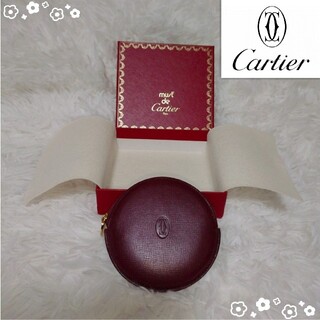 カルティエ(Cartier)のCartier カルティエ コインケース マストライン ボルドー レザー(コインケース)