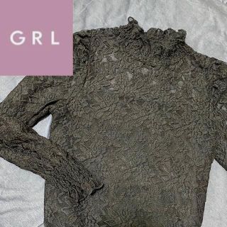 グレイル(GRL)のGRL d.i.a. リエンダ リップサービス シースルー 長袖 トップス(カットソー(長袖/七分))