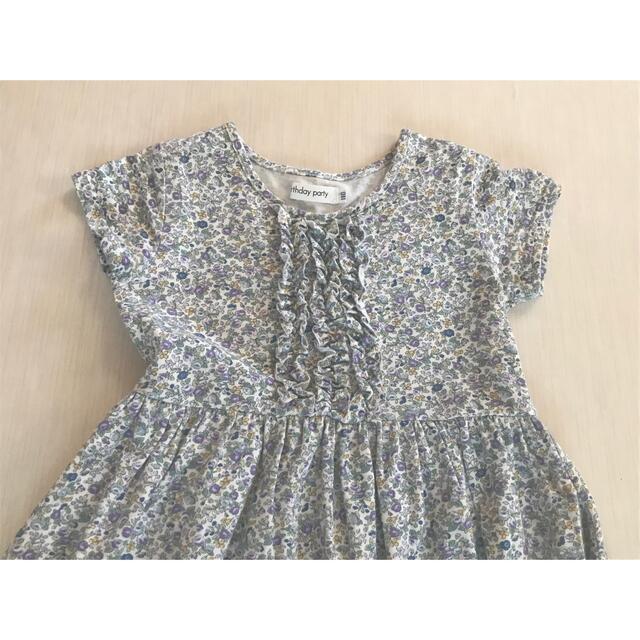 BeBe(ベベ)のBeBe birthday 花柄ワンピース キッズ/ベビー/マタニティのキッズ服女の子用(90cm~)(ワンピース)の商品写真