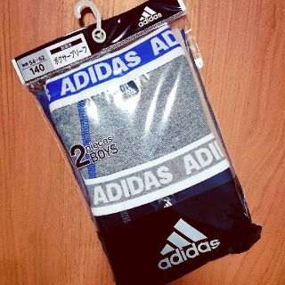 アディダス(adidas)の新品 adidas ボクサーパンツ 140 2枚組 アディダス 男児 下着 肌着(下着)