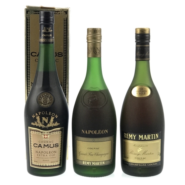 3本 REMY MARTIN CAMUS コニャック