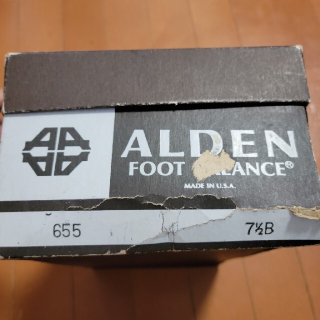 Alden(オールデン)の80～90年代製造　旧ロゴオールデン メンズの靴/シューズ(ドレス/ビジネス)の商品写真
