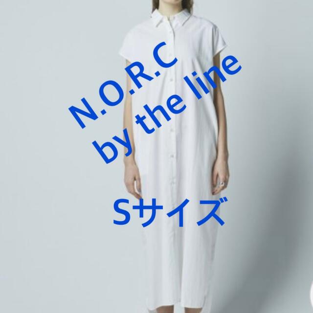 2464 NORC by the line シャツワンピース ホワイト S 新品9100249512