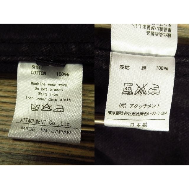 KAZUYUKI KUMAGAI ATTACHMENT(カズユキクマガイアタッチメント)のT-800様専用 カズユキクマガイ アタッチメント デニム Gジャン 1 メンズのジャケット/アウター(Gジャン/デニムジャケット)の商品写真