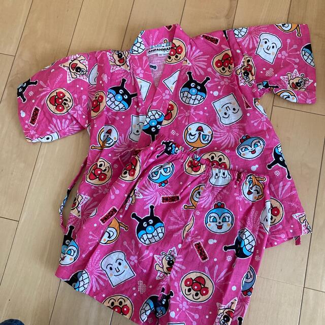 アンパンマン　甚平　95 キッズ/ベビー/マタニティのキッズ服男の子用(90cm~)(甚平/浴衣)の商品写真