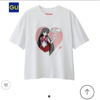 ジーユー(GU)のGU セーラーマーズ　Tシャツ　セーラームーンコラボ(Tシャツ(半袖/袖なし))