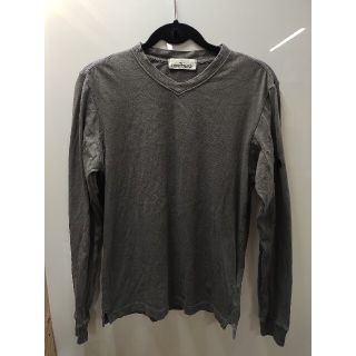 STONE ISLAND(Tシャツ/カットソー(七分/長袖) ・ グレー/灰色系 STONE ISLAND(Tシャツ/カットソー(七分/長袖) ・ グレー/灰色系