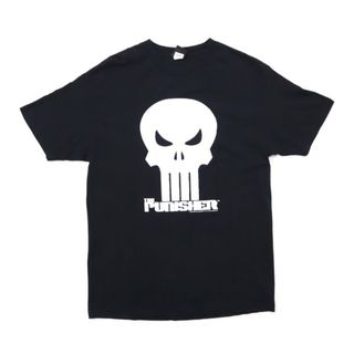 マーベル(MARVEL)のパニッシャー スカル ドクロ Tシャツ マーベル アメコミ 映画 ムービー 古着(Tシャツ/カットソー(半袖/袖なし))