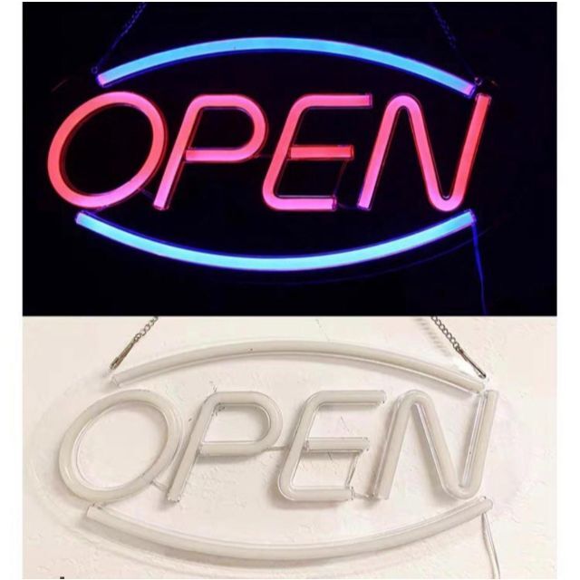ネオン　ライト OPEN オープン 看板 店舗 LED　おしゃれ　インテリア　5 インテリア/住まい/日用品のライト/照明/LED(その他)の商品写真