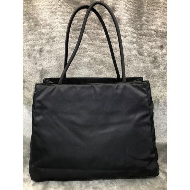 ほぼ未使用品♪】PRADA(プラダ) チャコールグレー ナイロントート